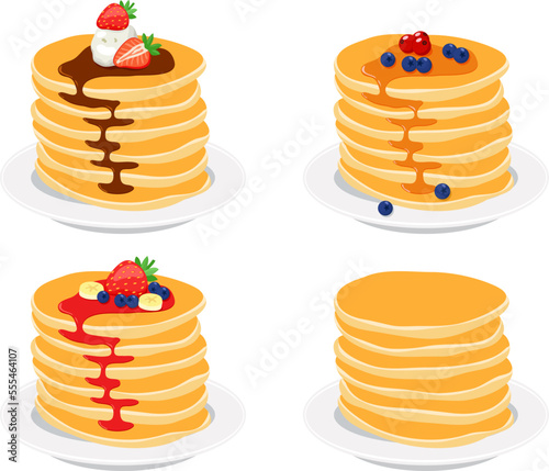 vector pancake stacks