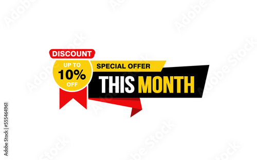 Free Download 75 Percent THIS MONTH offer, clearance, promotion banner layout with sticker style.  - GFXLoad