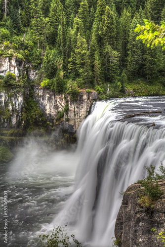 Upper Mesa Falls, near Island Park; Idaho, United States of America photo