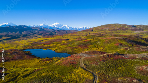 Wallpaper Mural Denali National Park and Preserve as seen from Peters Hills with 20320' Mount Denali, formally know as Mount McKinley, and the Alaska Range; Trapper Creek, Alaska, United States of America Torontodigital.ca