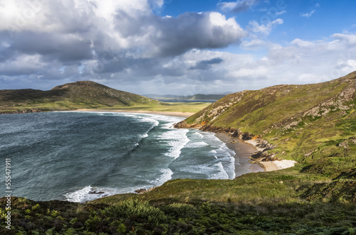 Tranarossan Beach on Rosguill peninsula; County Donegal, Ireland photo