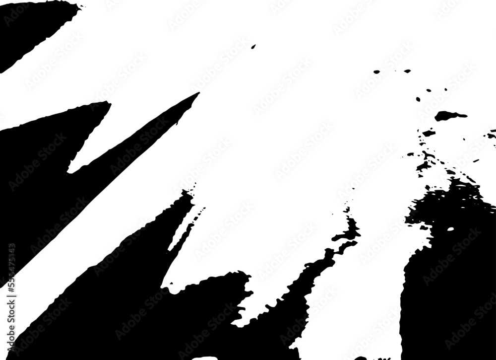 Naklejka premium Rustic splash vector texture. Abstract background. Weathered surface and shape. Dirty and damaged backdrop. Vector graphic illustration with transparent white. EPS10.