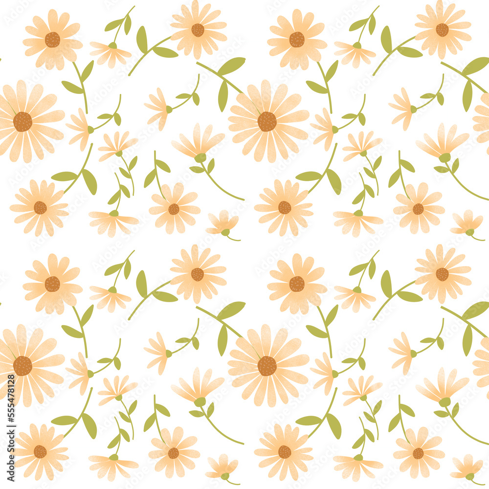 Pastel flowers isolated on a white background can be used for fabric textiles, wallpaper, wrapping paper, or any of your ideas. Pastel flowers isolated on a white background can be used for fabric textiles, wallpaper, wrapping paper, or any of your ideas.