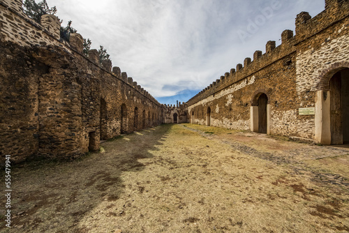 Stables and Bakaffa's Palace, Fasil Ghebbi (Royal Enclosure); Gondar, Amhara Region, Ethiopia photo
