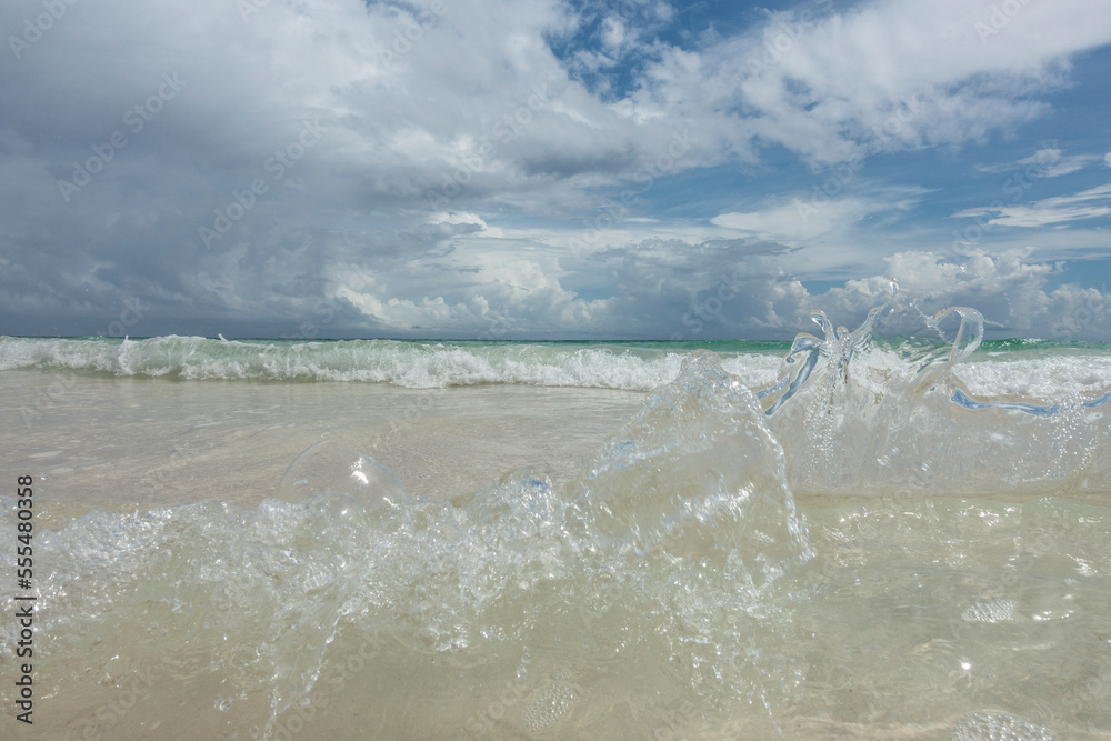 Obraz premium Wellen in der Karibik