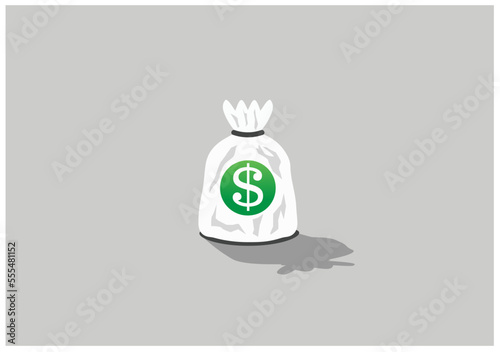 A moneybag icon vector illustration