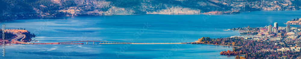 © Designpics - Bright blue water of Lake Okanagan, Okanagan Valley; Kelowna, British Columbia, Canada