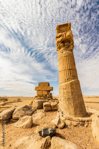 Temple of Queen Tiye, built by Amenhotep III in the 14th century BCE; Sedeinga, Northern State, Sudan photo