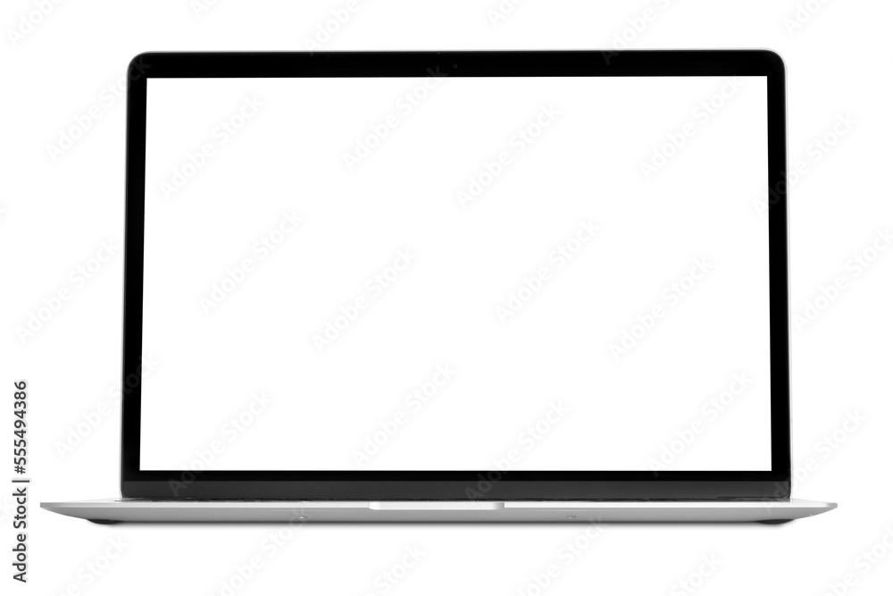 modern laptop computer on the isolated background modern laptop computer on the isolated background