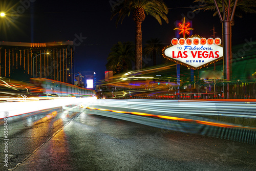 Canvas Print Welcome to Las Vegas sign