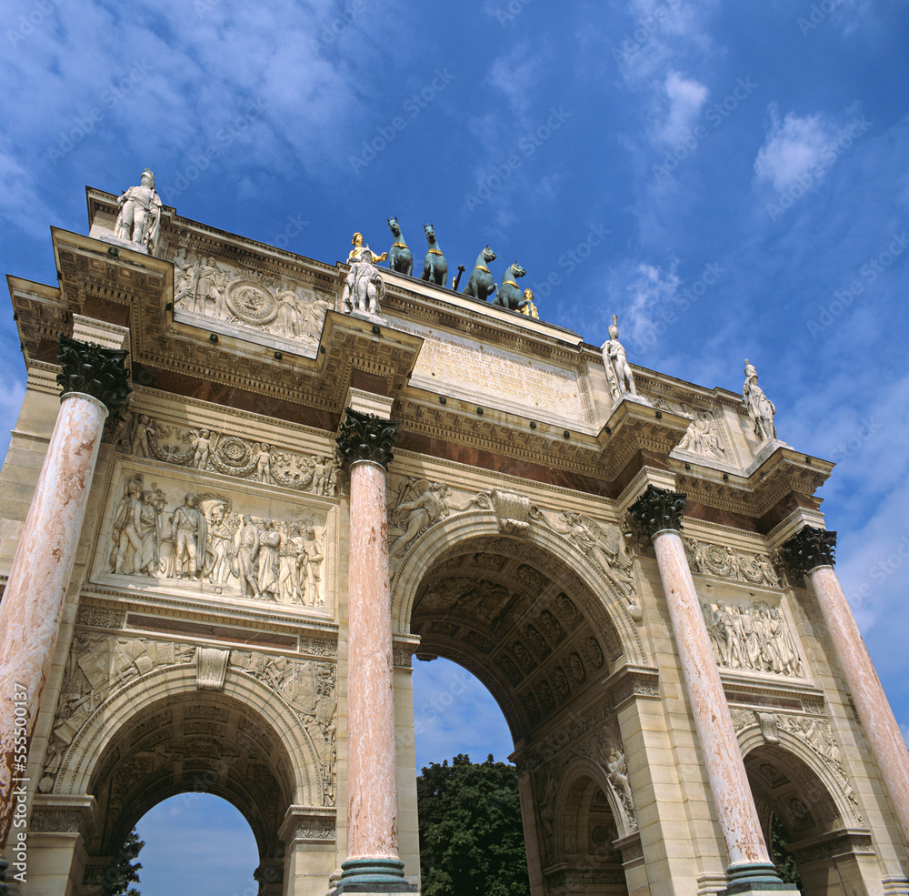 Arc de Triomphe du Carrousel, Paris, France Arc de Triomphe du Carrousel, Paris, France
