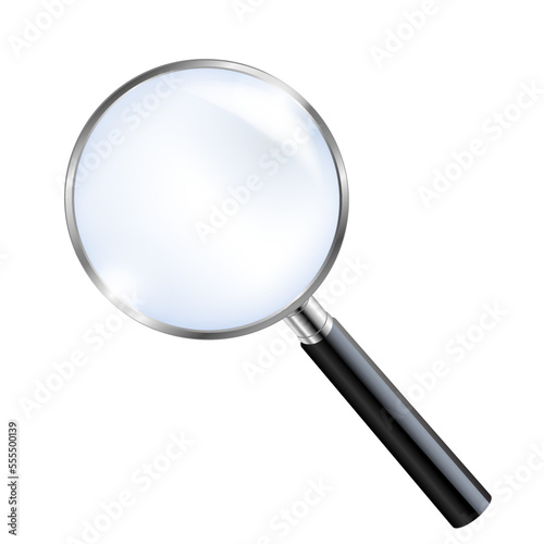 magnifying glass isolated on white