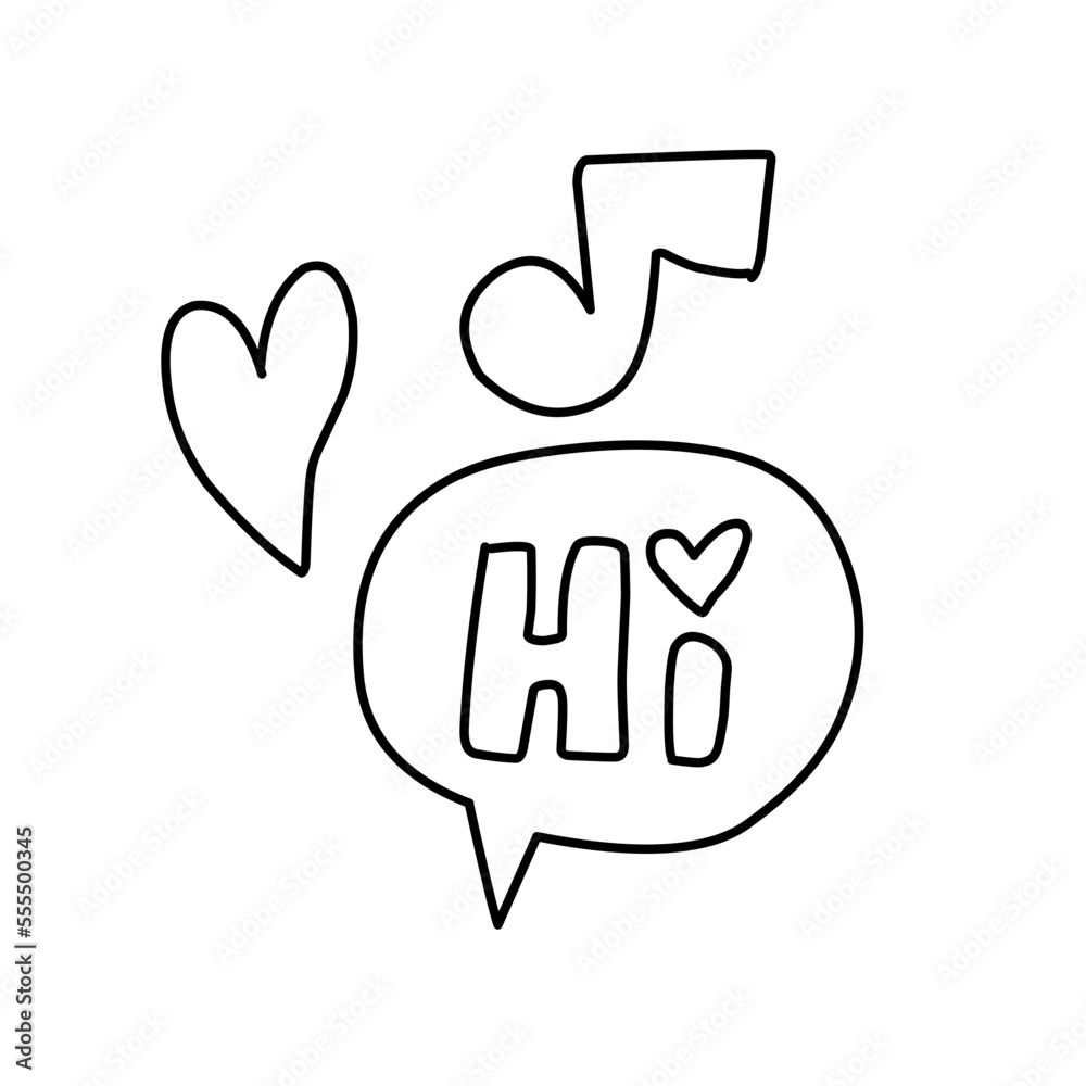 Doodle Party vector icon Doodle Party vector icon