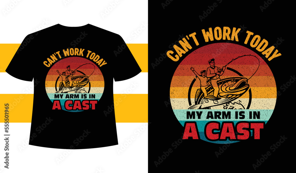 Fototapeta premium cAN'T WORK TODAY T-SHIRT