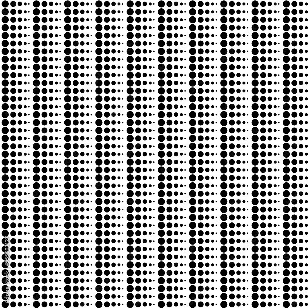 Black dot and white abstract background