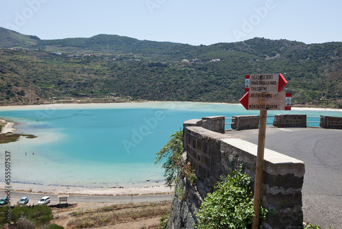 Lago Specchio di Venere, Pantelleria, Province of Trapani, Sicily, Italy photo
