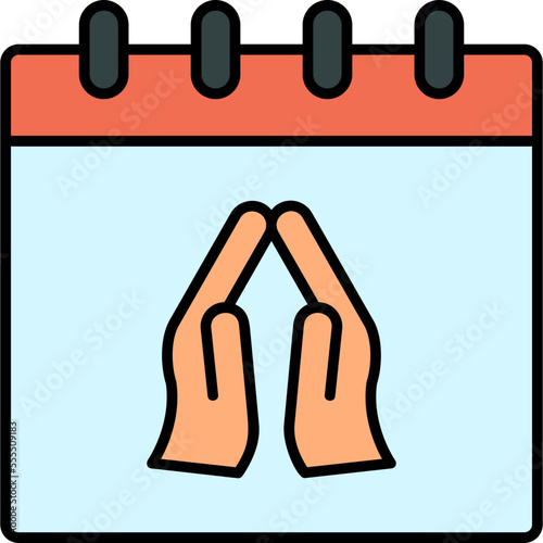 Praying Icon