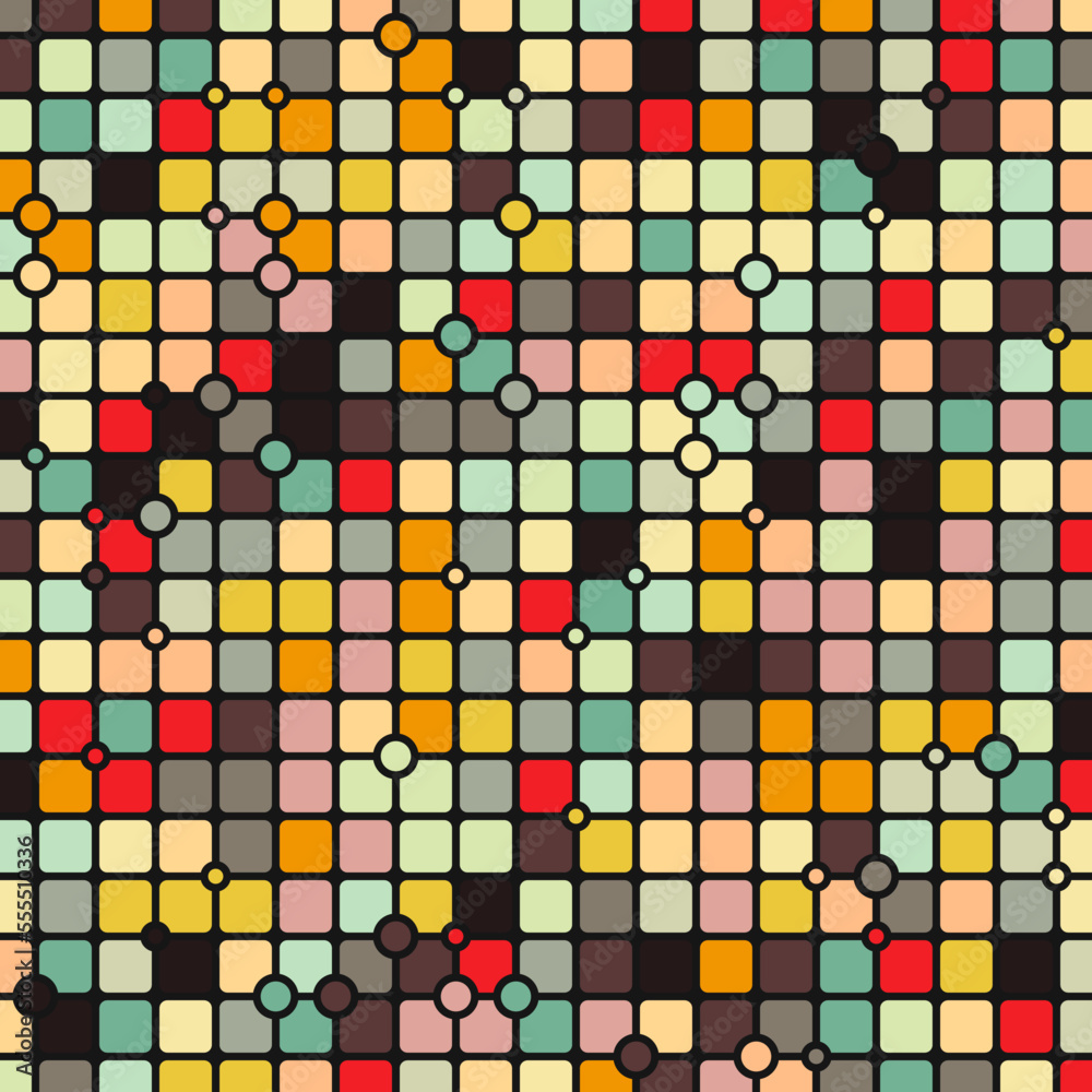 Color checkered squares background abstract illustration Color checkered squares background abstract illustration