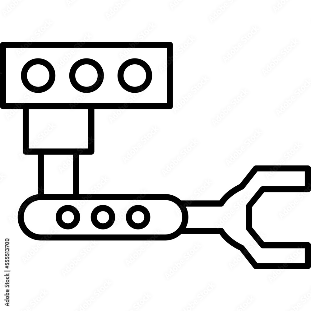 Industrial Robot Icon Industrial Robot Icon