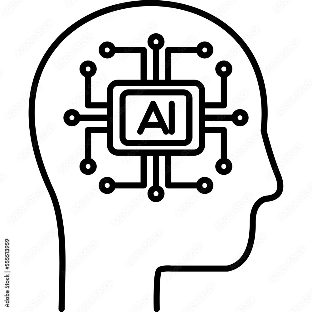 Artificial Intelligence Icon Artificial Intelligence Icon