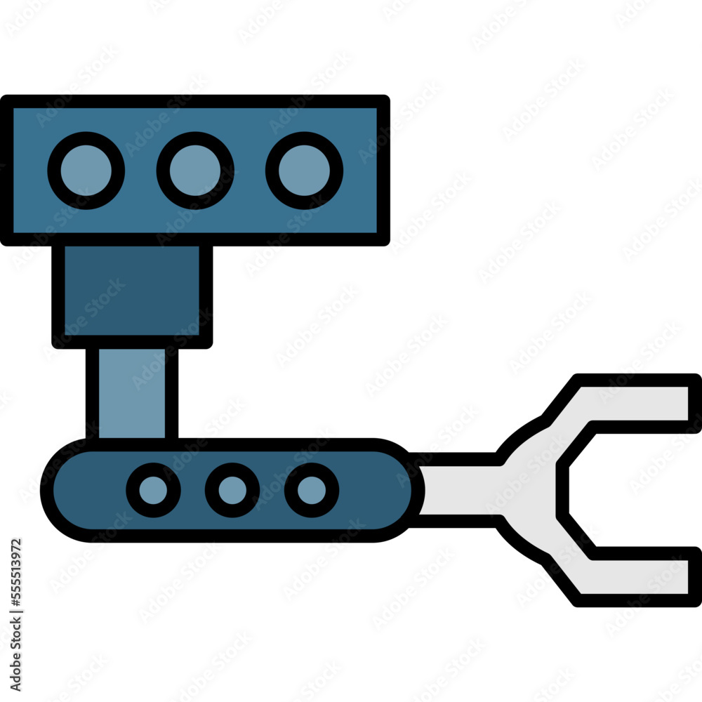 Industrial Robot Icon Industrial Robot Icon