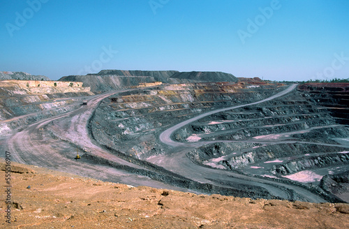 Uranium Mine, Open Cut, Australia photo