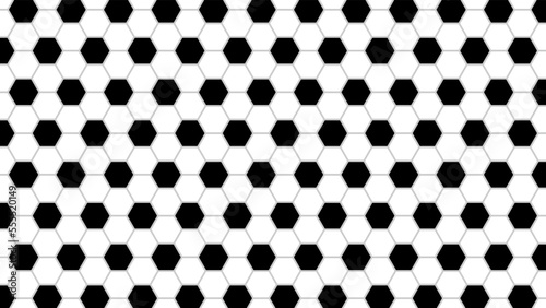 サッカーボールデザインのパターン背景