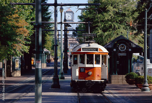 Streetcar in City, Memphis, Tennessee