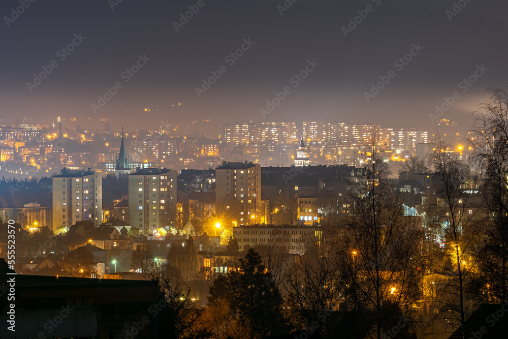 Obraz premium night view of the city