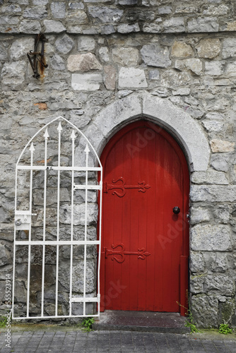 Close-up of doorway, Galway, Republic of Ireland photo