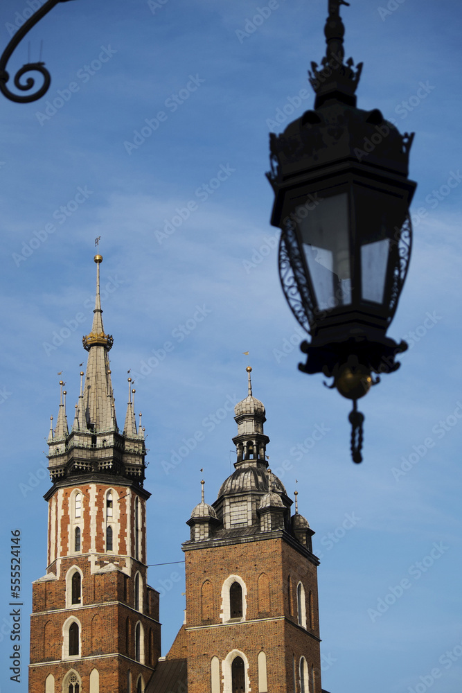 Church of the Holy Virgin Mary, Main Market Square, Krakow, Poland Church of the Holy Virgin Mary, Main Market Square, Krakow, Poland