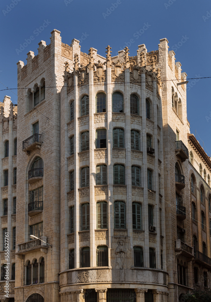 Beautiful architecture in the city centre of Barcelona