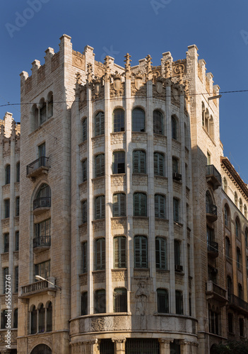 Beautiful architecture in the city centre of Barcelona