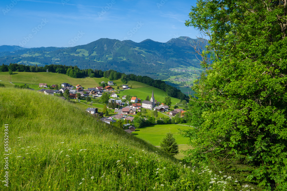 Village of Gurtis, Walgau, Vorarlberg, Austria Village of Gurtis, Walgau, Vorarlberg, Austria