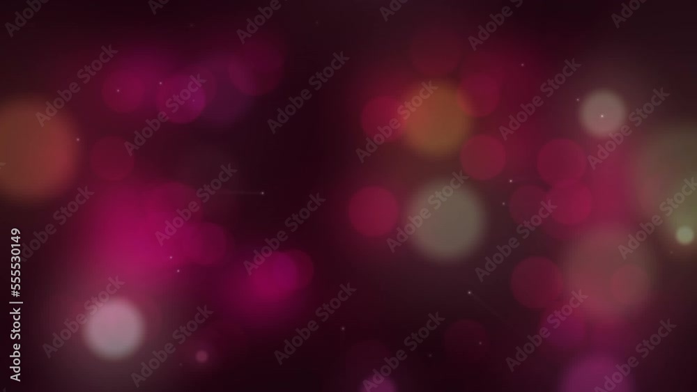Animation of llight spots on black background Animation of llight spots on black background