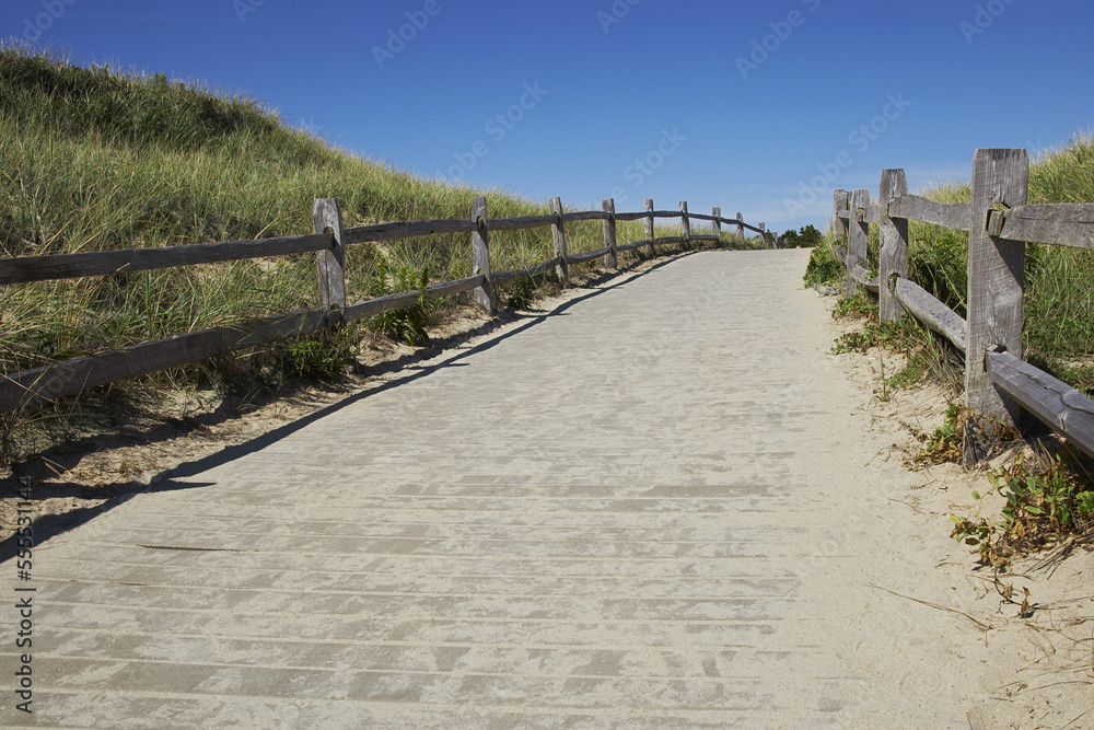 Boardwalk, Cape Cod National Seashore, Cape Cod, Massachusetts, USA Boardwalk, Cape Cod National Seashore, Cape Cod, Massachusetts, USA