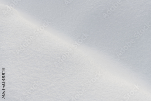 Snowdrift. Snow texture. Abstact white winter background, copy space