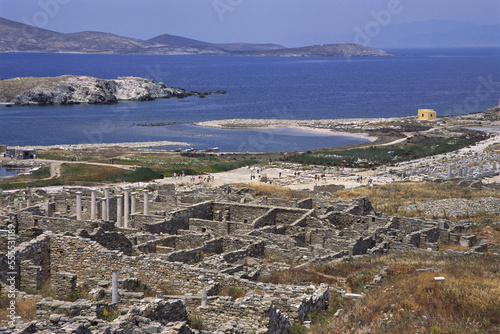 Archaelogical Ruins, Delos, Greece photo