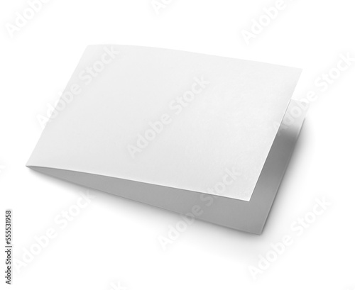 Blank stationery white mockup card