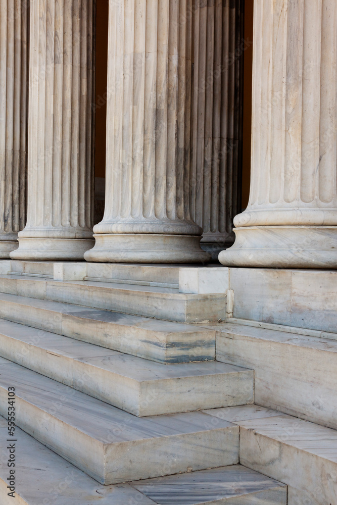 Columns, National Garden of Athens, Zappeion, Athens, Attica, Greece Columns, National Garden of Athens, Zappeion, Athens, Attica, Greece