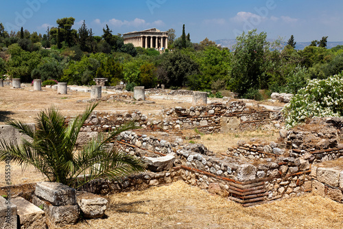 Temple of Hephaestus, Ancient Agora of Athens, Athens, Attica, Greece
