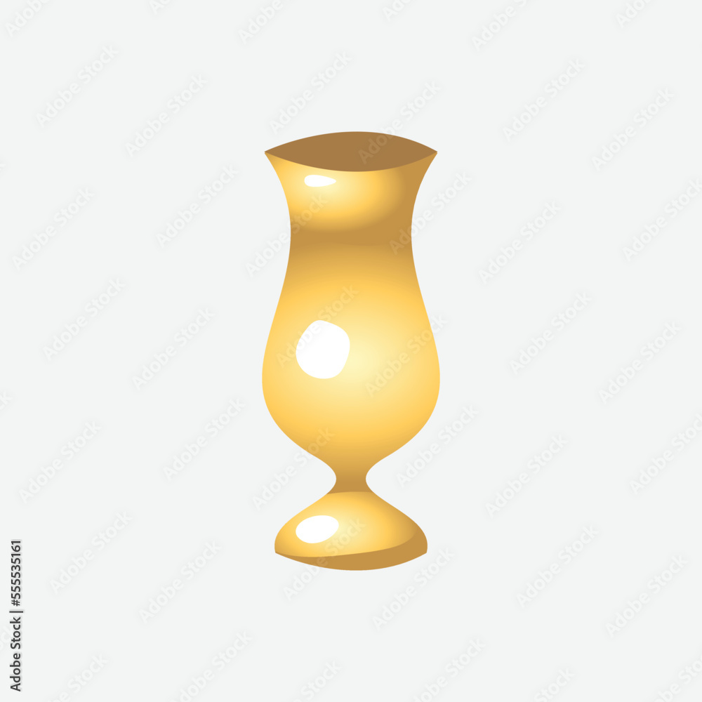 Antique Goblet Icon. Cartoon of Sickle Vector Antique Goblet Icon. Cartoon of Sickle Vector