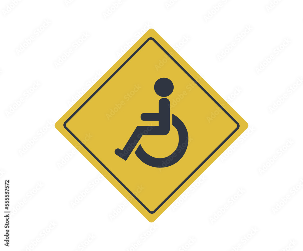 Symbol of Access and crossing. 
