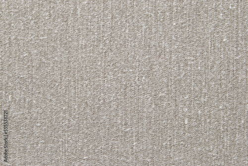Beige cotton fabric pattern close up as background