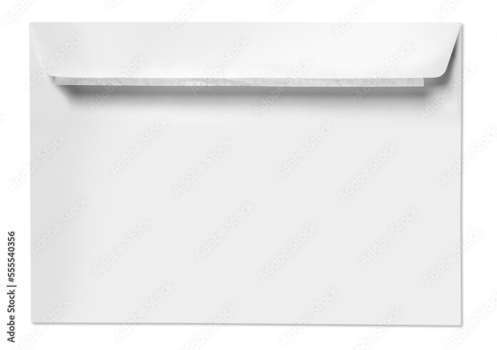 Collection of a blank white paper envelope Collection of a blank white paper envelope
