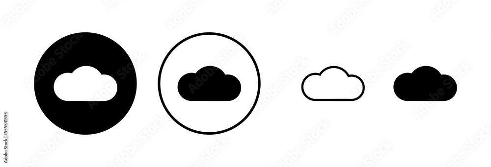 Cloud icon vector illustration. cloud sign and symbol Cloud icon vector illustration. cloud sign and symbol