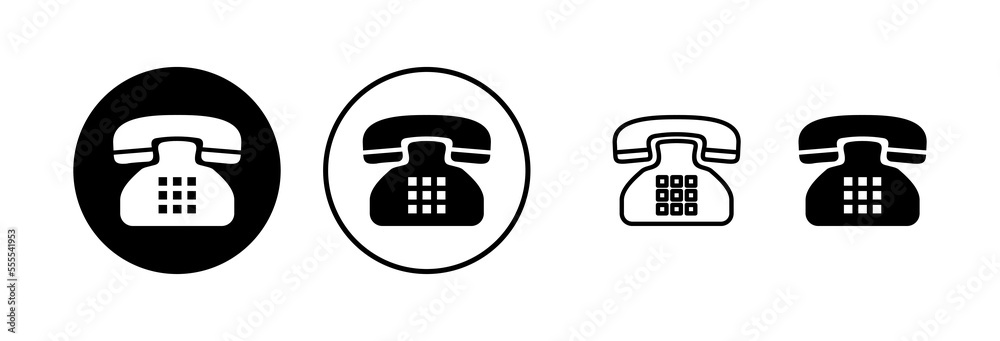 Telephone icon vector illustration. phone sign and symbol Telephone icon vector illustration. phone sign and symbol