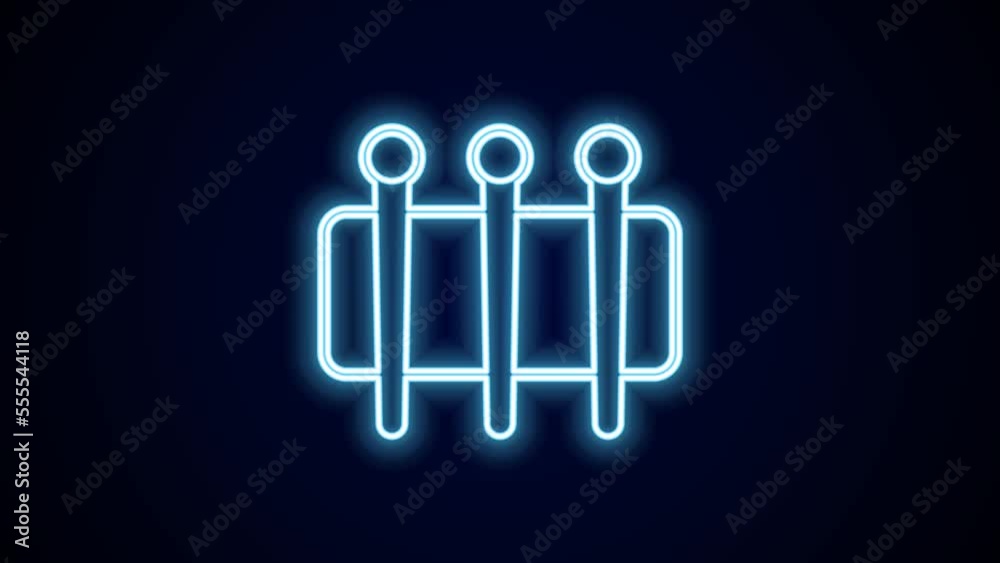 Glowing neon line Needle for sewing icon isolated on black background. Tailor symbol. Textile sew up craft sign. Embroidery tool. 4K Video motion graphic animation Glowing neon line Needle for sewing icon isolated on black background. Tailor symbol. Textile sew up craft sign. Embroidery tool. 4K Video motion graphic animation
