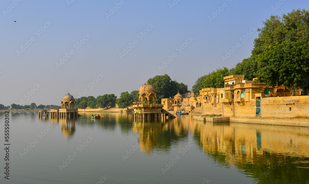 Gadisar Lake in Rajasthan, India