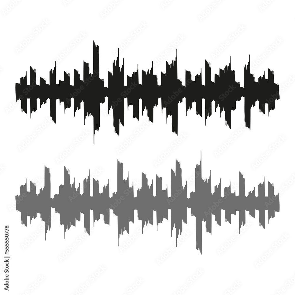 Sound wave. Wave pattern. Vector illustration. Stock image. Sound wave. Wave pattern. Vector illustration. Stock image.